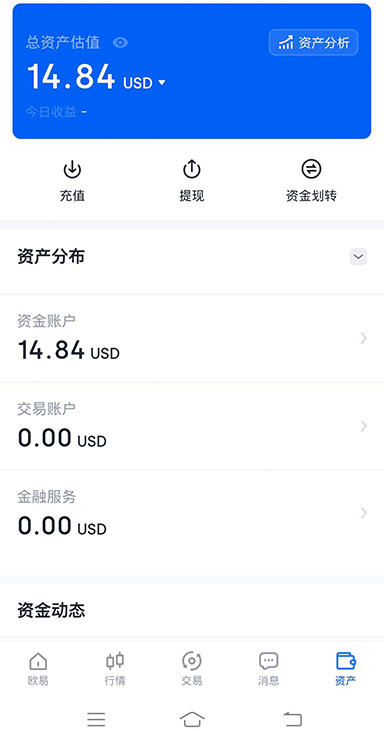 行情查看界面